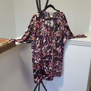 Chic Multicolor Patterned Dress